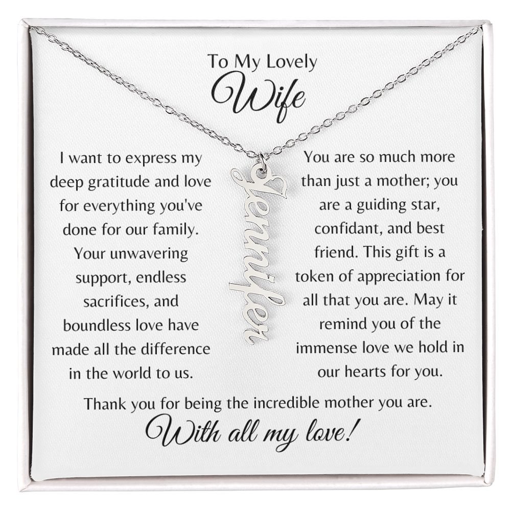 Mother of my Children - Name(s) Necklace