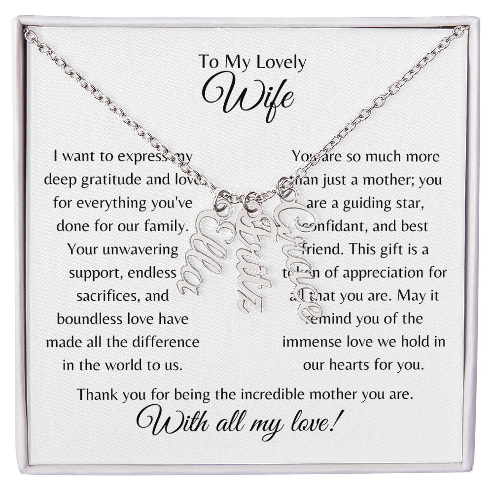 Mother of my Children - Name(s) Necklace