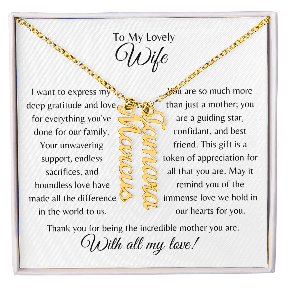Mother of my Children - Name(s) Necklace