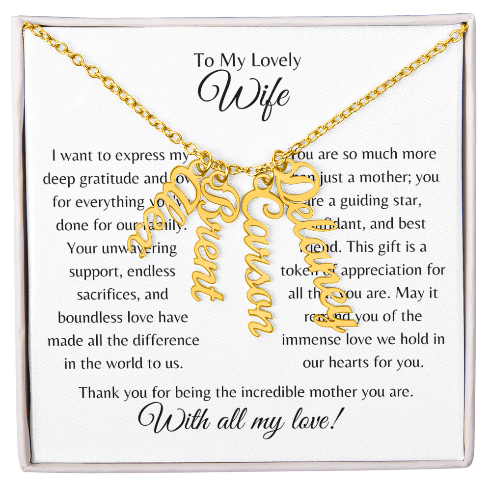 Mother of my Children - Name(s) Necklace