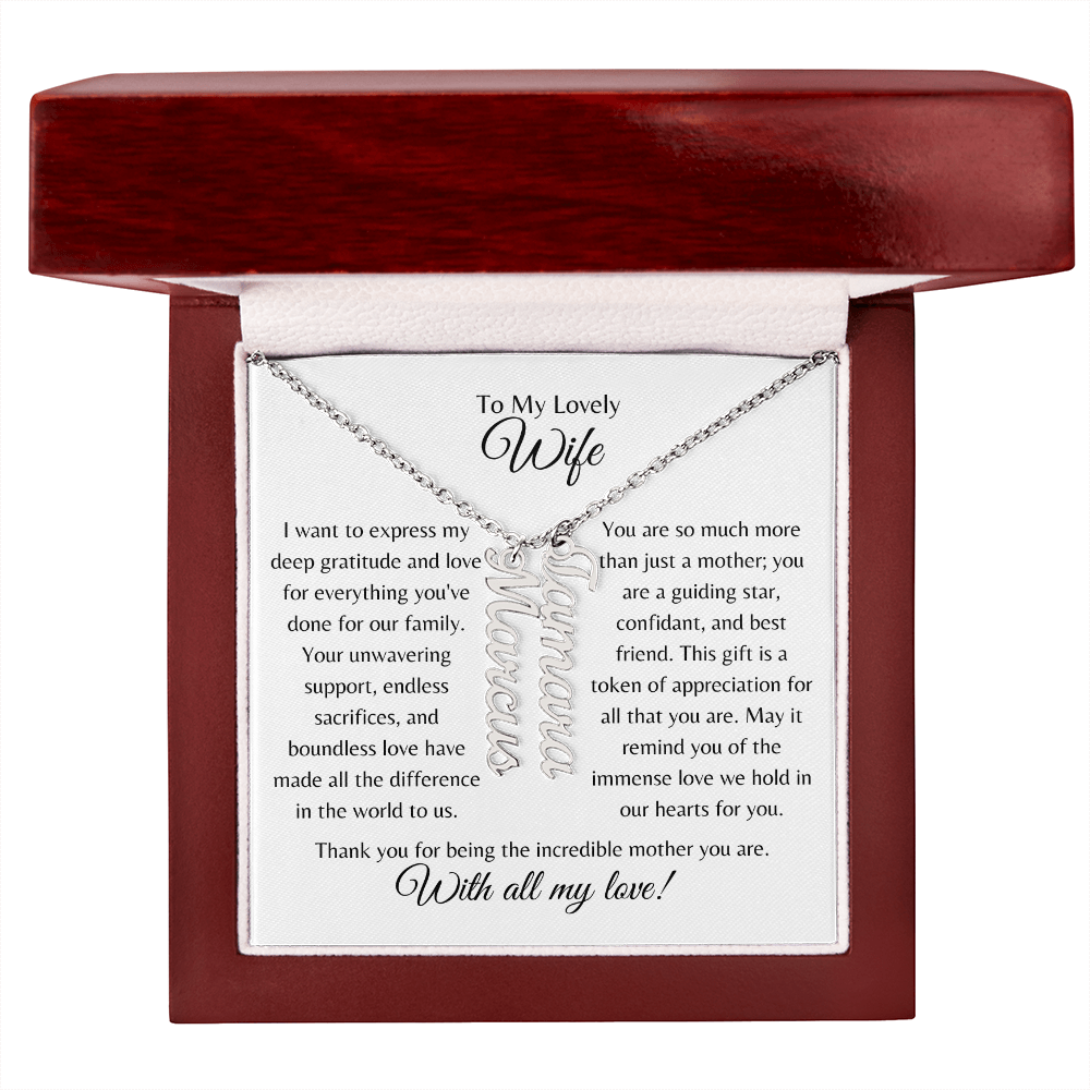 Mother of my Children - Name(s) Necklace