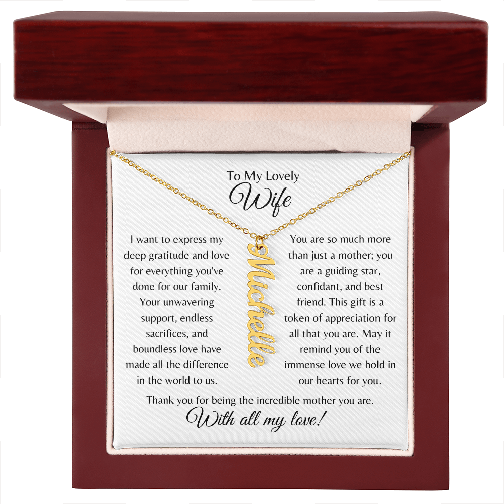 Mother of my Children - Name(s) Necklace
