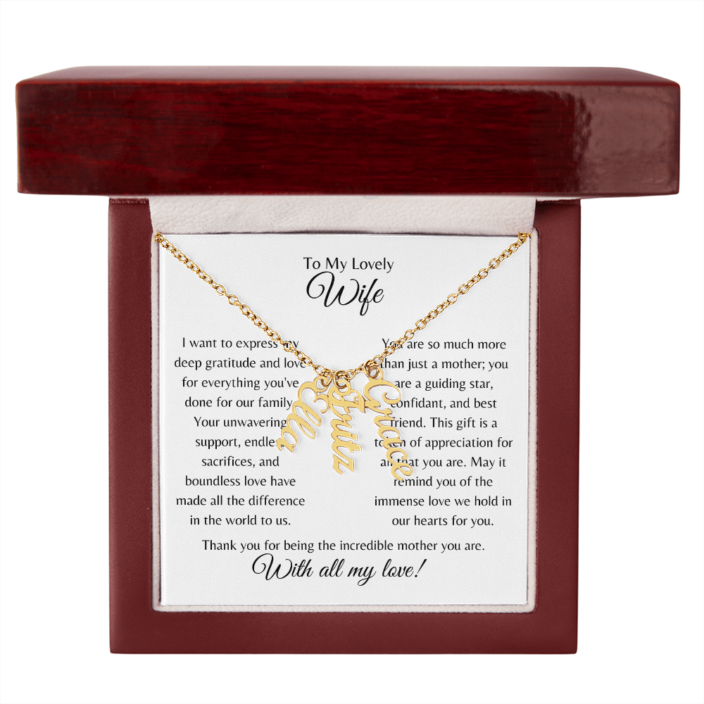 Mother of my Children - Name(s) Necklace