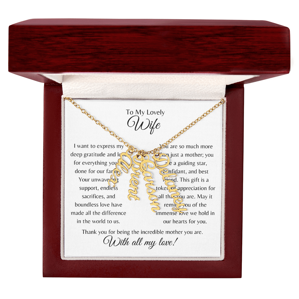 Mother of my Children - Name(s) Necklace