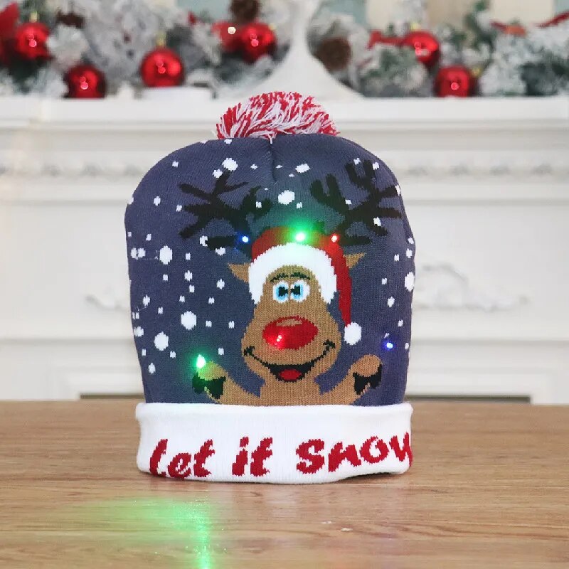 Christmas LED Knit Hat