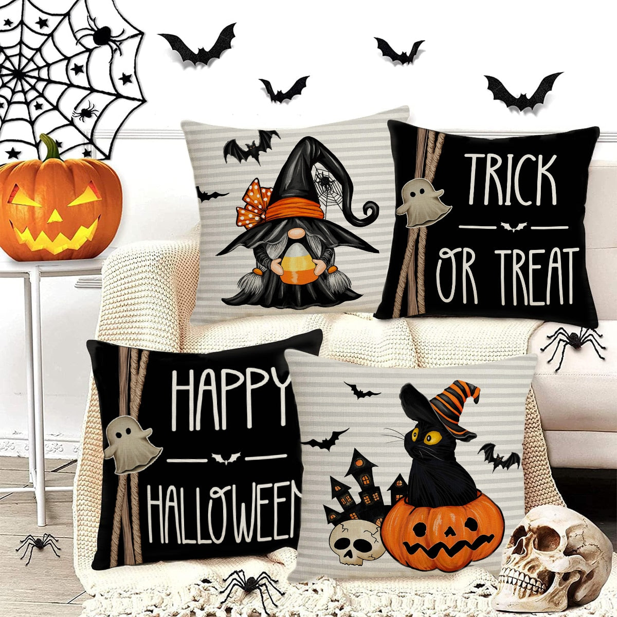 Halloween Pillow Covers