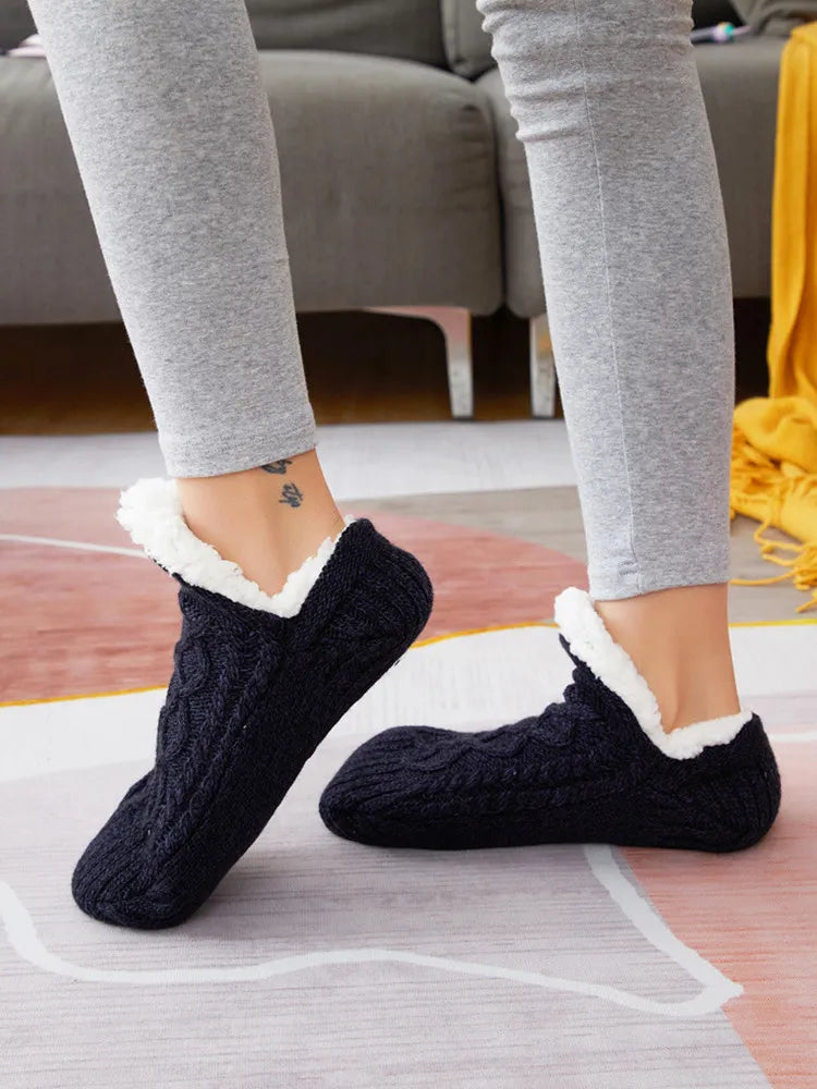 Knitted Slipper Socks