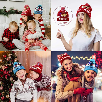 Christmas LED Knit Hat