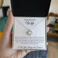 To My Beautiful Wife - Love Knot Necklace