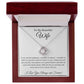 To My Beautiful Wife - Love Knot Necklace