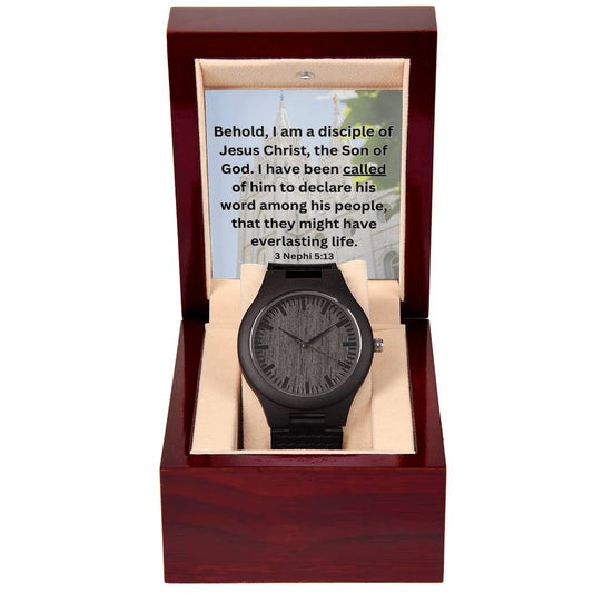 Missionary Wooden Watch - SLC Temple