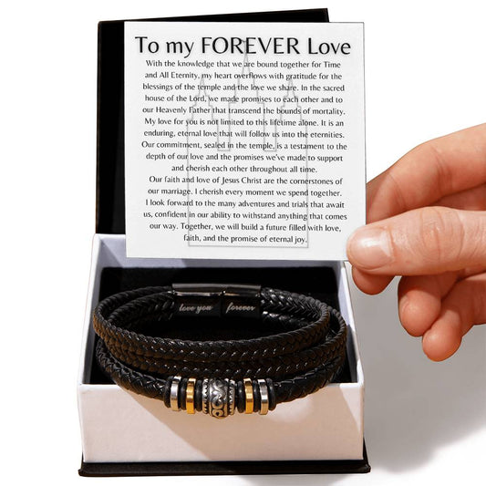 For Time and All Eternity Men's Bracelet