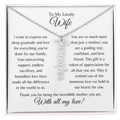 Mother of my Children - Name(s) Necklace