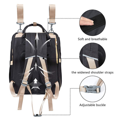 2-in-1 Diaper Bag & Crib